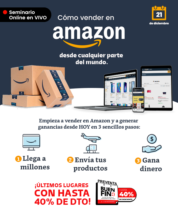 Cómo Vender en Amazon  desde Cualquier Lugar del Mundo