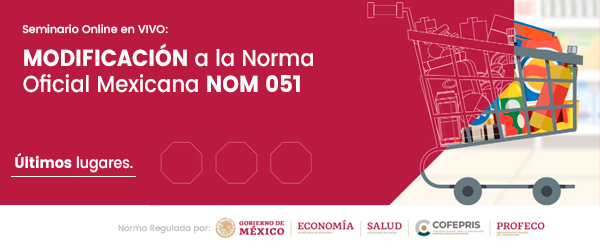 Modificación a la NOM-051