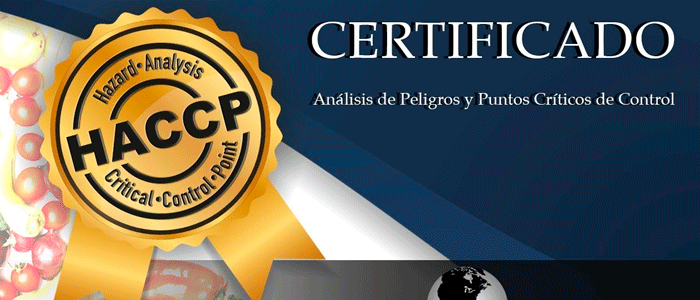 Certificación Oficial HACCP