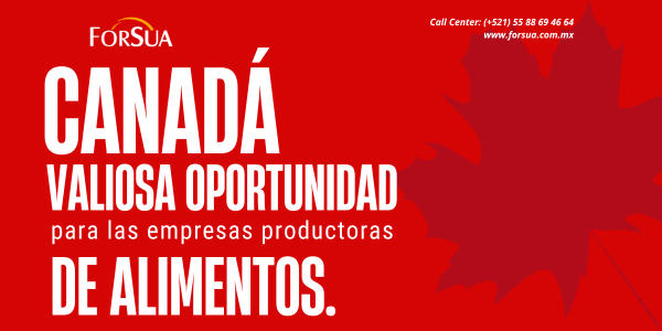 Exportar Alimentos a Canadá