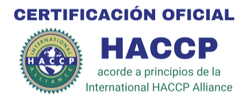 Certificación Oficial HACCP